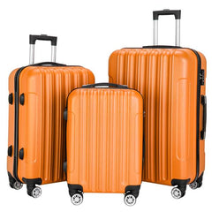 3-in-1 Multifunctional Large Capacity Traveling Storage Suitcase Luggage Set Orange