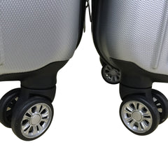 3-in-1 Multifunctional Large Capacity Traveling Storage Suitcase Silver Gray