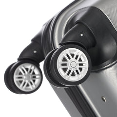 3-in-1 Multifunctional Large Capacity Traveling Storage Suitcase Silver Gray