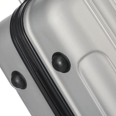 3-in-1 Multifunctional Large Capacity Traveling Storage Suitcase Silver Gray