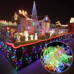 32FT Christmas Tree Fairy String Party Lights Xmax Waterproof Color Lamp