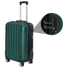 3-in-1 Multifunctional Large Capacity Traveling Storage Suitcase Dark Green