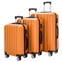 3-in-1 Multifunctional Large Capacity Traveling Storage Suitcase Luggage Set Orange