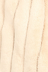 Plus Size Faux Fur Vest Jacket With Open Front, Hi-lo Hem, And Pockets