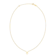 14K Yellow Gold Taurus Necklace