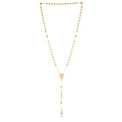14K Yellow Gold Rosary Necklace