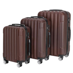3-in-1 Multifunctional Large Capacity Traveling Storage Suitcase Brown