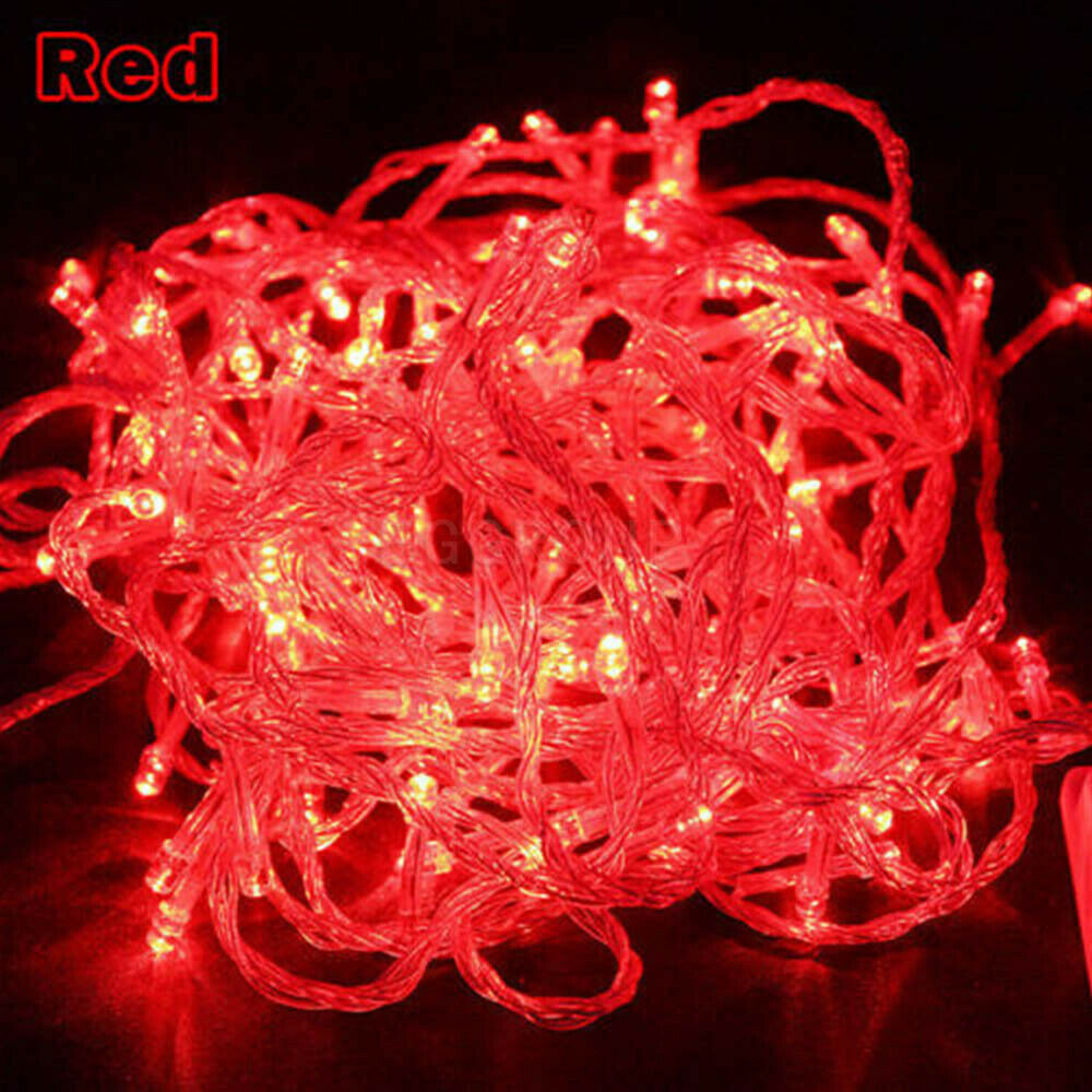 32FT Christmas Tree Fairy String Party Lights Xmax Waterproof Color Lamp