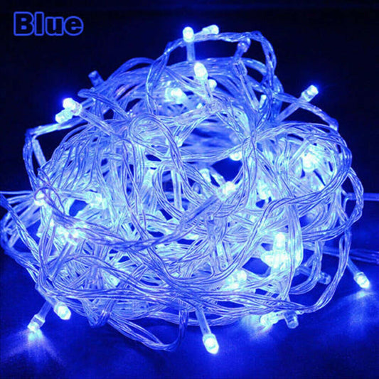 32FT Christmas Tree Fairy String Party Lights Xmax Waterproof Color Lamp