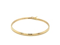 3.0 mm 14k Yellow Gold Classic Omega Bracelet