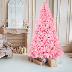 6ft 1600 Branch PVC Branch Iron Bracket Christmas Tree Pink