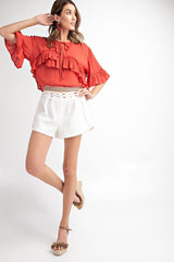 High Rise Waist Shorts