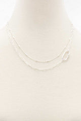 Oval Link Layered Necklace