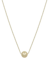 Metal Chain Pearl Pendant Necklace