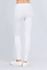Mid-rise Ponte Pants