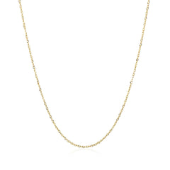 10k Yellow Gold Singapore Chain 0.8mm