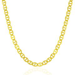 5.5mm 10k Yellow Gold Mariner Link Chain