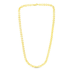 5.5mm 10k Yellow Gold Mariner Link Chain