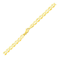 5.5mm 10k Yellow Gold Mariner Link Chain