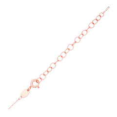 14K Rose Gold Angel Wing Necklace