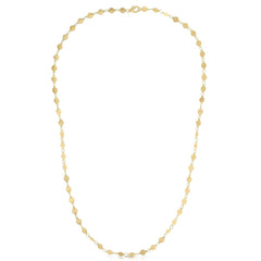 14k Yellow Gold Necklace with Polished Circles