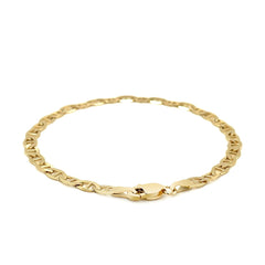 4.5mm 10k Yellow Gold Mariner Link Bracelet