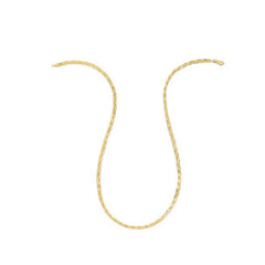14k Yellow Gold Braided Herringbone Chain