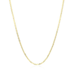 10k Yellow Gold Mariner Link Chain 1.2mm