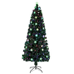 6FT Small Light Fiber Optic Christmas Tree 230 Branches